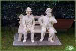 Statua da Giardino Stanlio e Ollio 